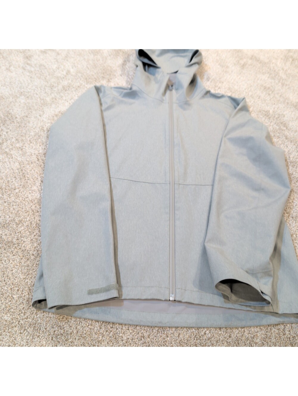 Uniqlo Men's Waterproof Windproof Light Gray Jacket Medium
